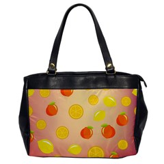 Fruits-gradient,orange Oversize Office Handbag by nateshop