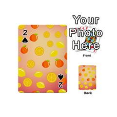 Fruits-gradient,orange Playing Cards 54 Designs (mini) by nateshop