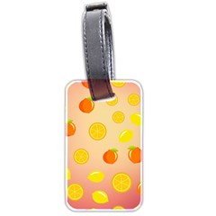 Fruits-gradient,orange Luggage Tag (two Sides) by nateshop