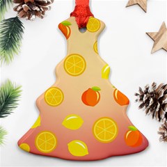 Fruits-gradient,orange Ornament (christmas Tree)  by nateshop