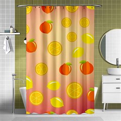 Fruits-gradient,orange Shower Curtain 48  X 72  (small)  by nateshop