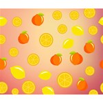 Fruits-gradient,orange Deluxe Canvas 14  x 11  (Stretched) 14  x 11  x 1.5  Stretched Canvas