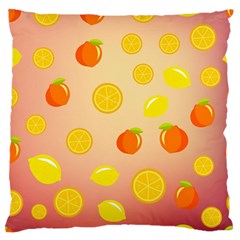 Fruits-gradient,orange Standard Flano Cushion Case (two Sides) by nateshop