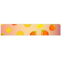 Fruits-gradient,orange Large Flano Scarf  by nateshop