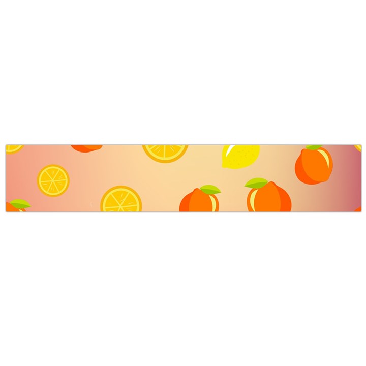 Fruits-gradient,orange Large Flano Scarf 