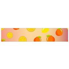 Fruits-gradient,orange Small Flano Scarf by nateshop