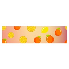 Fruits-gradient,orange Oblong Satin Scarf (16  X 60 ) by nateshop