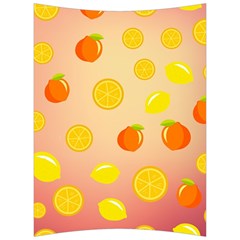 Fruits-gradient,orange Back Support Cushion by nateshop