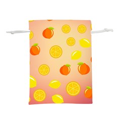 Fruits-gradient,orange Lightweight Drawstring Pouch (s) by nateshop