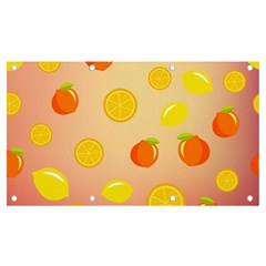 Fruits-gradient,orange Banner And Sign 7  X 4  by nateshop