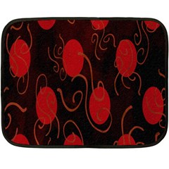 Circles-1 Fleece Blanket (mini) by nateshop