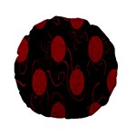 Circles-1 Standard 15  Premium Round Cushions Back