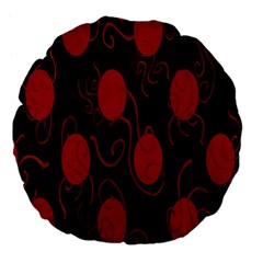 Circles-1 Large 18  Premium Flano Round Cushions