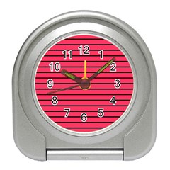 Colors,lines Travel Alarm Clock by nateshop