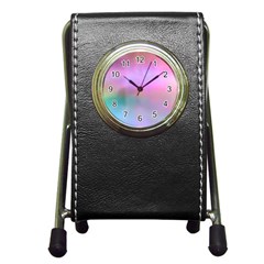 Cosmos Pen Holder Desk Clock by nateshop