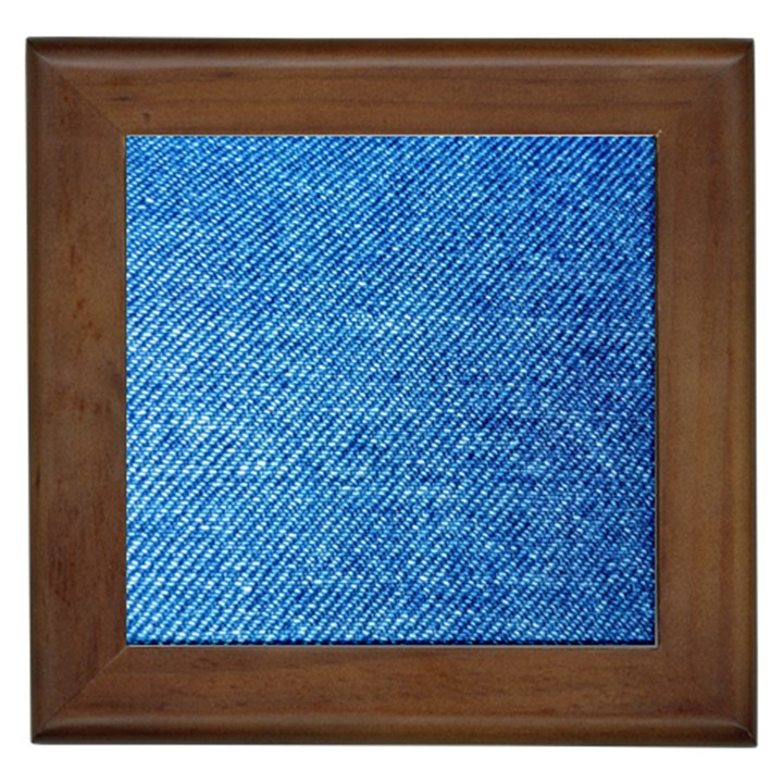 Denim Framed Tile