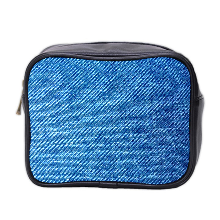 Denim Mini Toiletries Bag (Two Sides)