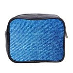 Denim Mini Toiletries Bag (Two Sides) Back