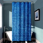 Denim Shower Curtain 36  x 72  (Stall)  Curtain(36 X72 ) - 33.26 x66.24  Curtain(36 X72 )