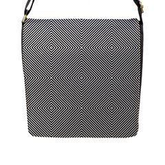 Diagonal Flap Closure Messenger Bag (l) by nateshop