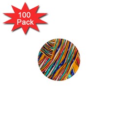 Fabric-2 1  Mini Magnets (100 Pack)  by nateshop