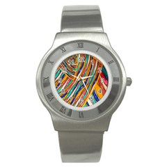 Fabric-2 Stainless Steel Watch by nateshop