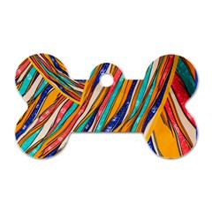 Fabric-2 Dog Tag Bone (two Sides) by nateshop