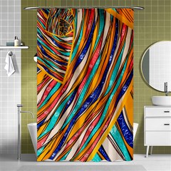 Fabric-2 Shower Curtain 48  X 72  (small)  by nateshop