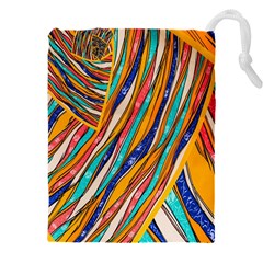 Fabric-2 Drawstring Pouch (4xl) by nateshop