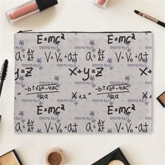 Pattern Wallpaper Math Formula Albert Einstein Cosmetic Bag (xl) by danenraven