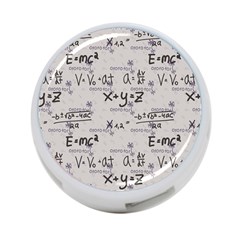 Pattern Wallpaper Math Formula Albert Einstein 4-port Usb Hub (two Sides) by danenraven