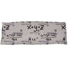 Pattern Wallpaper Math Formula Albert Einstein Body Pillow Case (dakimakura) by danenraven