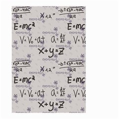 Pattern Wallpaper Math Formula Albert Einstein Small Garden Flag (two Sides) by danenraven