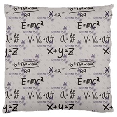 Pattern Wallpaper Math Formula Albert Einstein Standard Flano Cushion Case (two Sides) by danenraven