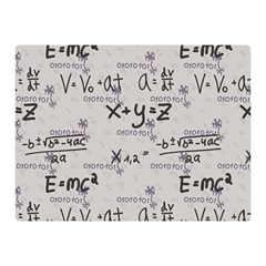 Pattern Wallpaper Math Formula Albert Einstein Double Sided Flano Blanket (mini)  by danenraven