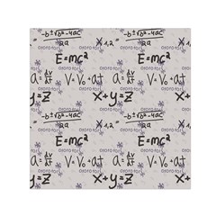 Pattern Wallpaper Math Formula Albert Einstein Square Satin Scarf (30  X 30 ) by danenraven