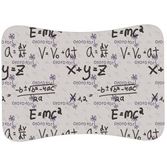 Pattern Wallpaper Math Formula Albert Einstein Velour Seat Head Rest Cushion by danenraven