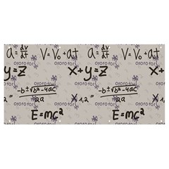 Pattern Wallpaper Math Formula Albert Einstein Banner And Sign 8  X 4  by danenraven