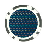 Pattern Zig Zag Colorful Zigzag Poker Chip Card Guard (10 pack) Front