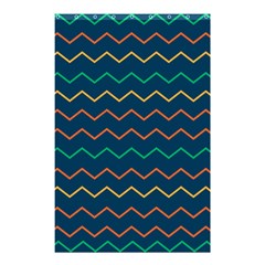 Pattern Zig Zag Colorful Zigzag Shower Curtain 48  x 72  (Small) 