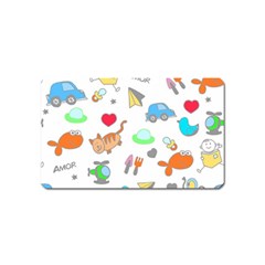 Children Pattern Cute Pattern Magnet (name Card) by Wegoenart