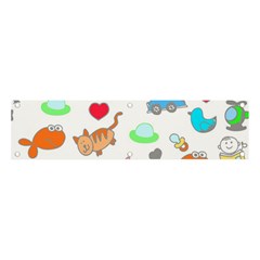 Children Pattern Cute Pattern Banner And Sign 4  X 1 