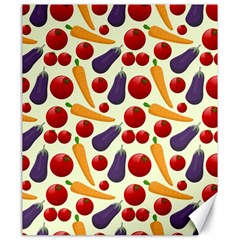 Vegetable Food Illustration Patterntexture Canvas 20  X 24  by Wegoenart