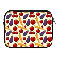 Vegetable Food Illustration Patterntexture Apple Ipad 2/3/4 Zipper Cases by Wegoenart