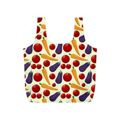 Vegetable Food Illustration Patterntexture Full Print Recycle Bag (s) by Wegoenart