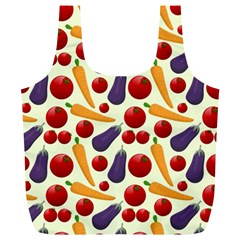 Vegetable Food Illustration Patterntexture Full Print Recycle Bag (xl) by Wegoenart