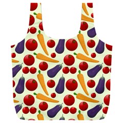 Vegetable Food Illustration Patterntexture Full Print Recycle Bag (xxl) by Wegoenart