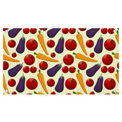 Vegetable Food Illustration Patterntexture Banner And Sign 7  X 4 