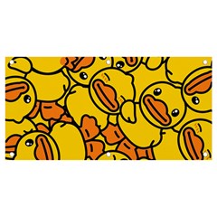 Duck Cartoon Background Pattern Banner And Sign 4  X 2 