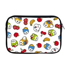 Illustration Vector Fruit Animal Cartoon Pattern Apple Macbook Pro 17  Zipper Case by Wegoenart